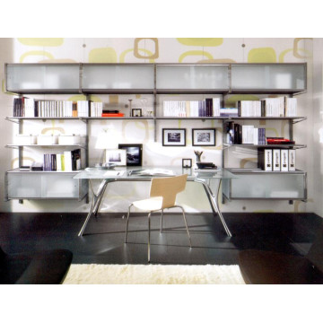 Libreria mod. SOCRATE a parete - Profondità 35 cm.